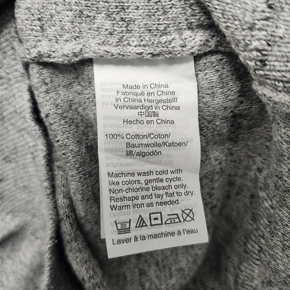 J.crew mercantile men's pullover crew neck sweater size large gray